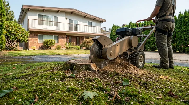 Stump Grinding in Vancouver